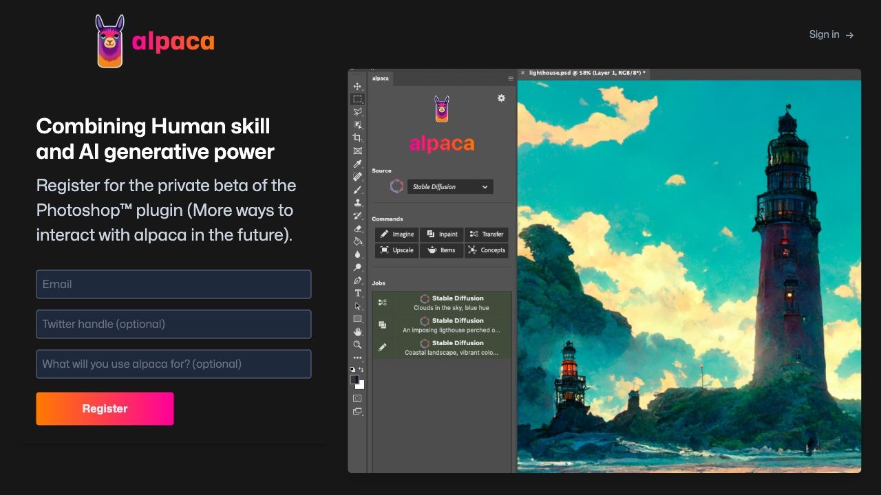Alpaca - AI Tools Built For Artists image