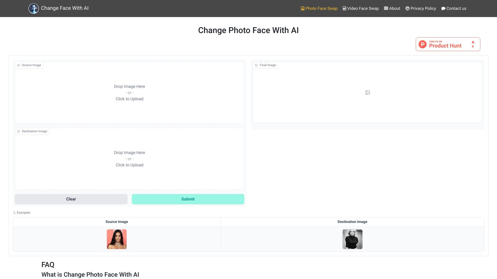 Change Face With AI image