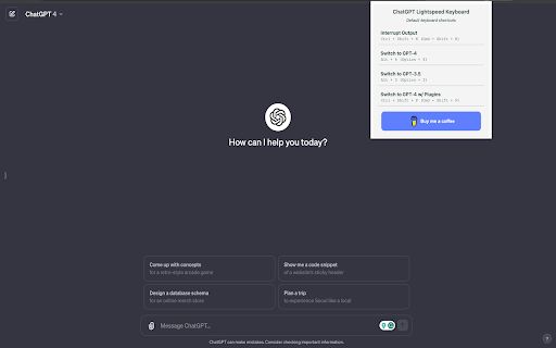 ChatGPT Lightspeed Keyboard image