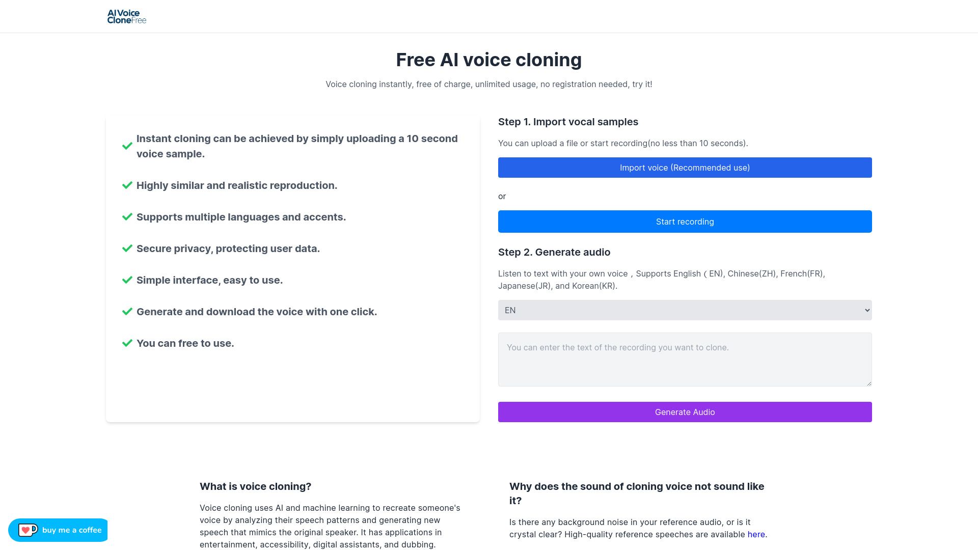 AI Clone Voice Free image