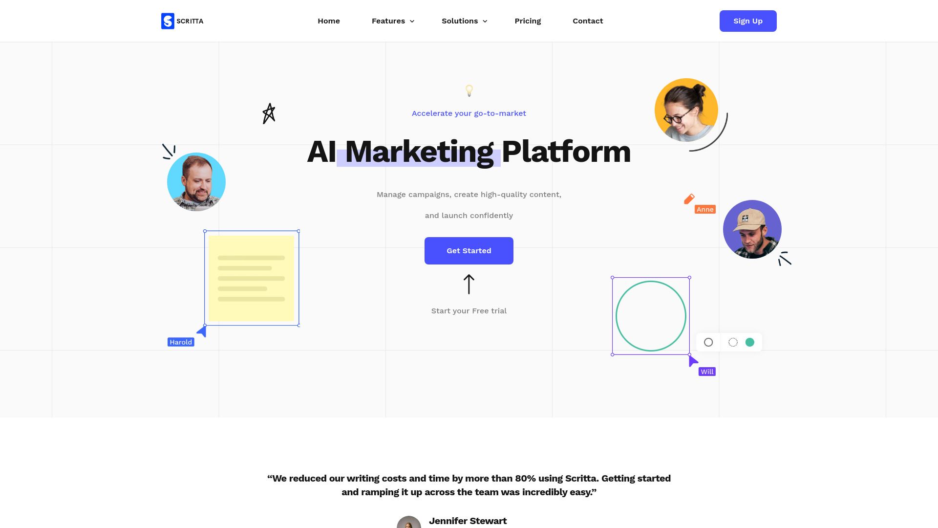 Scritta – AI Marketing Platform image