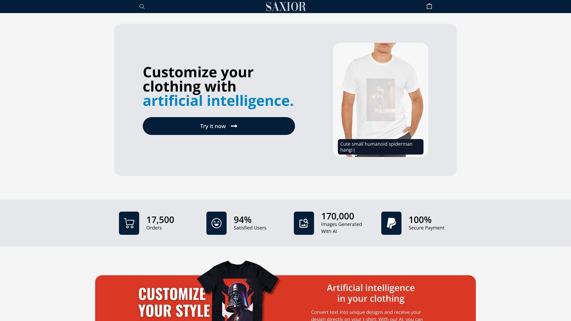 SAXIOR | Artists powered by AI image