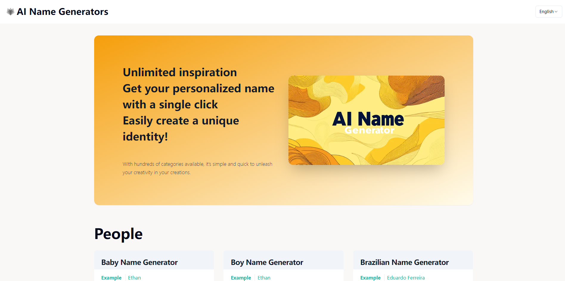 AI Names Generator image