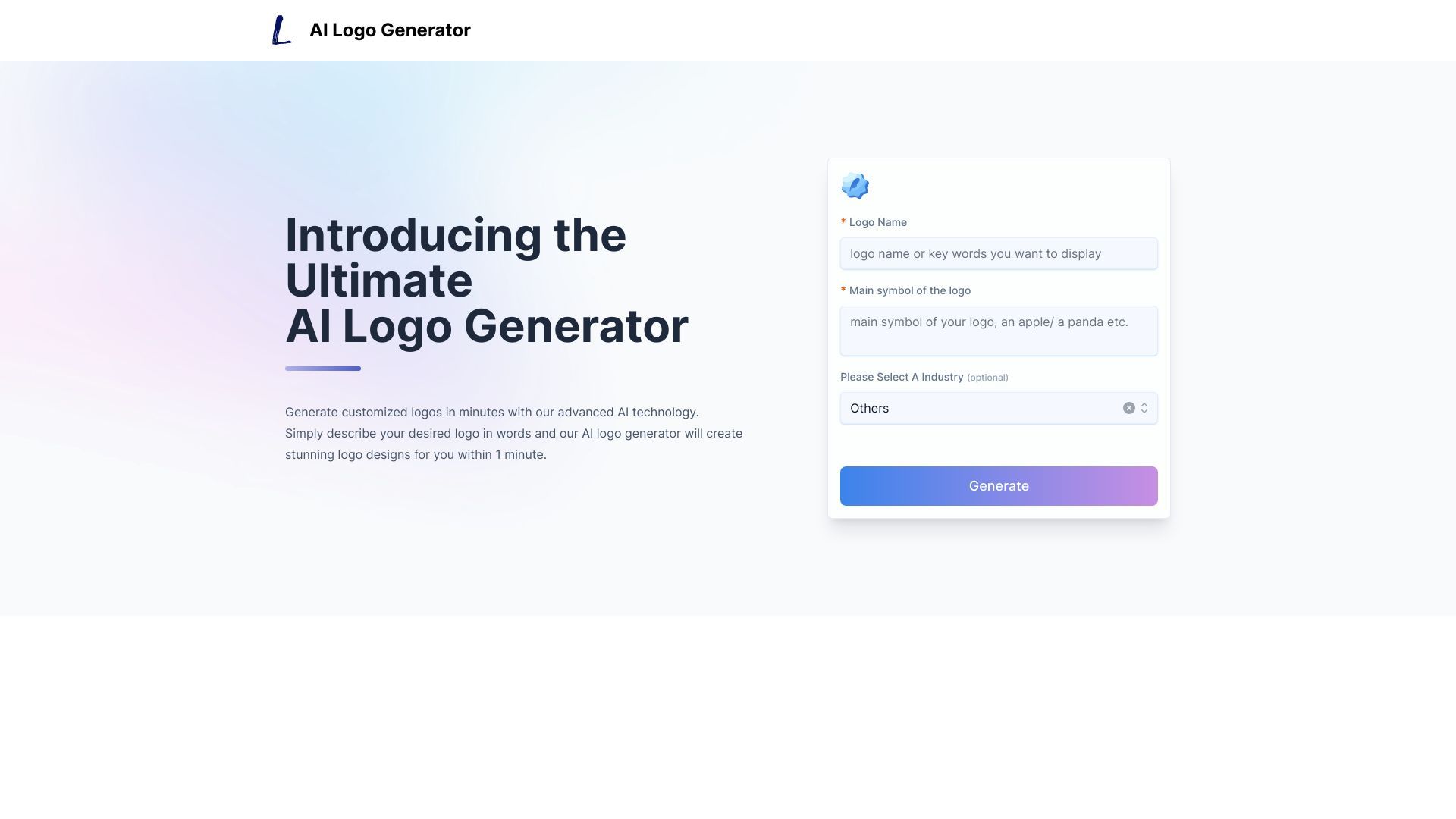 AI Logo Generator image