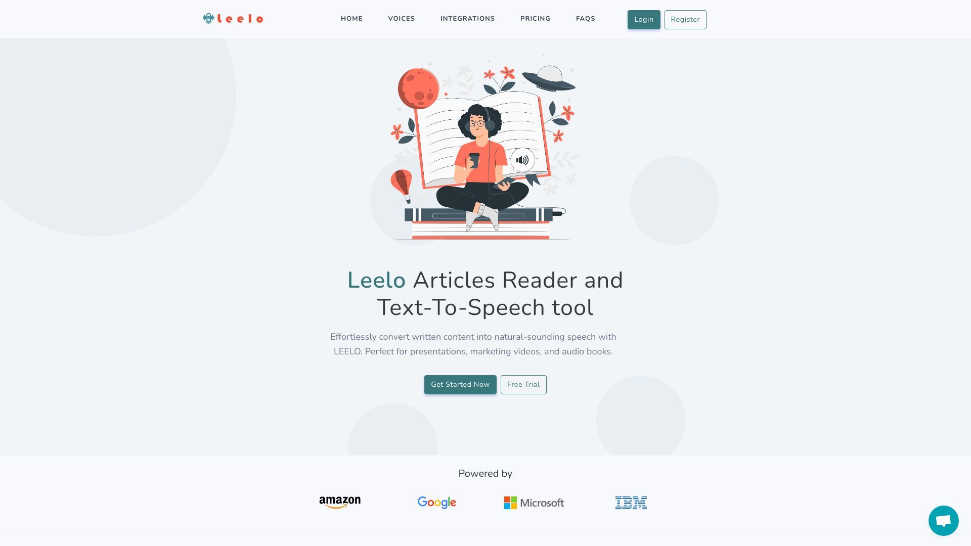 Leelo: AI-powered Text-to-Speech Tool for Your Business image