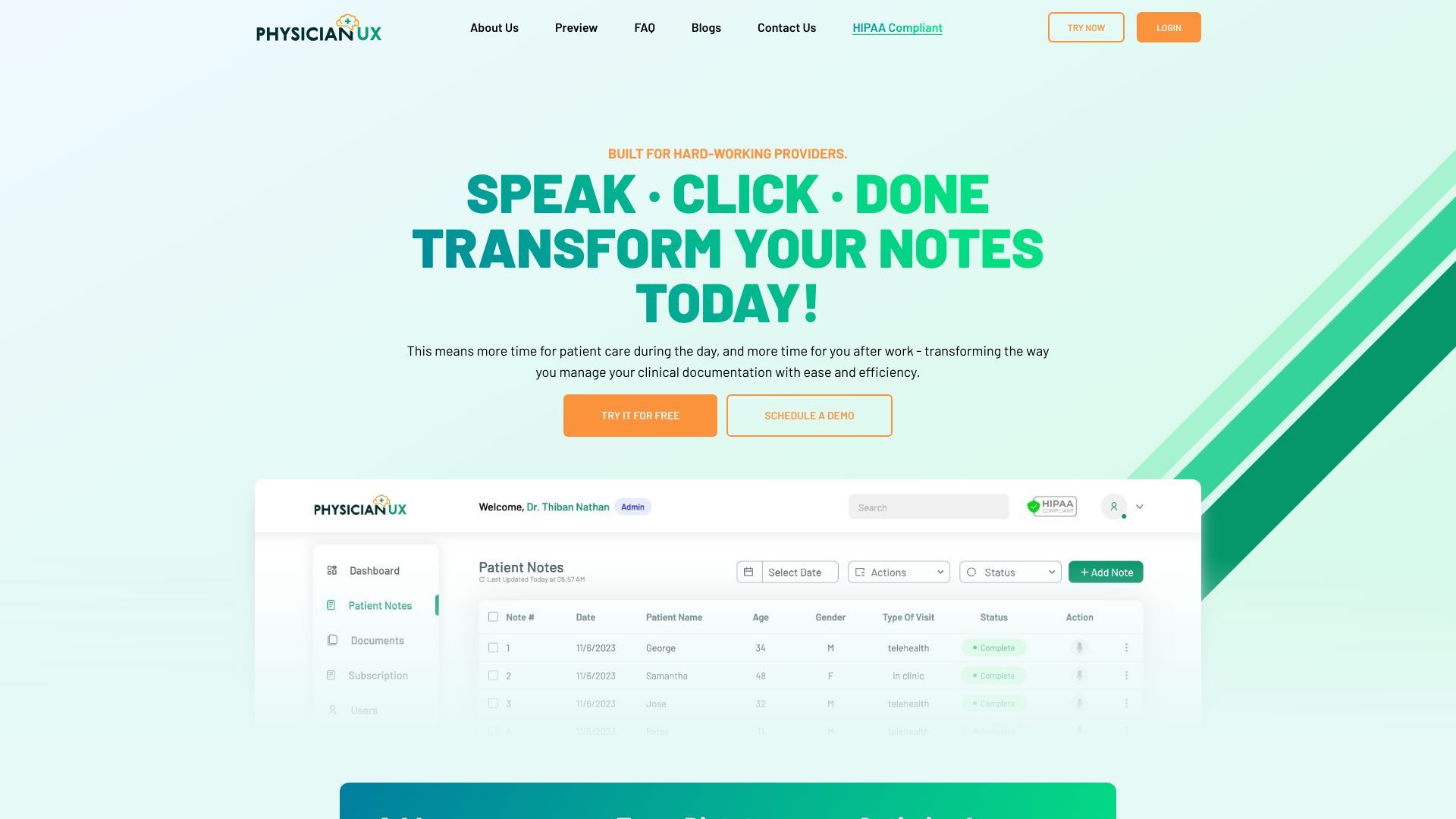 Physician UX image