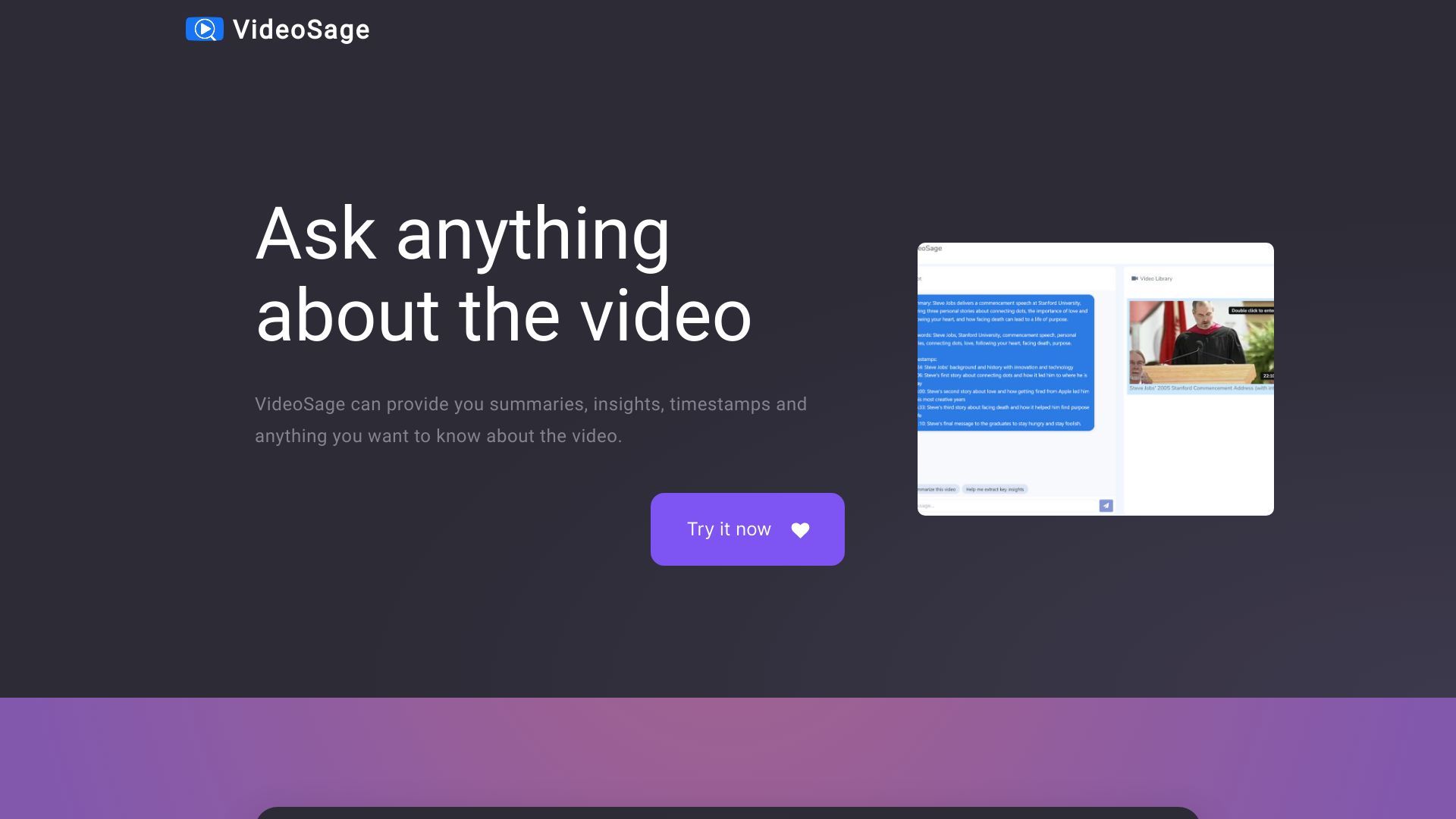 VideoSage image