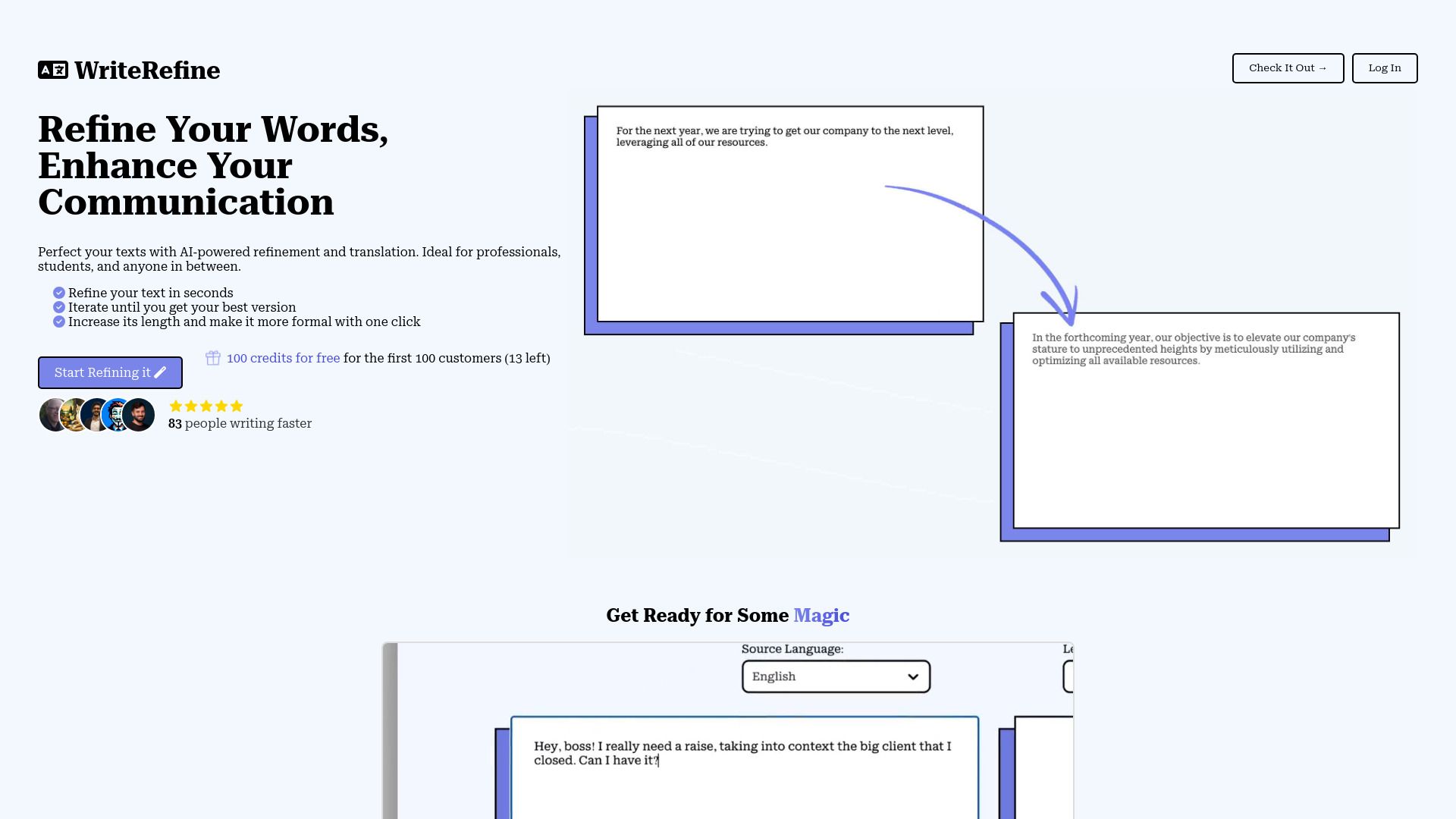 WriteRefine image
