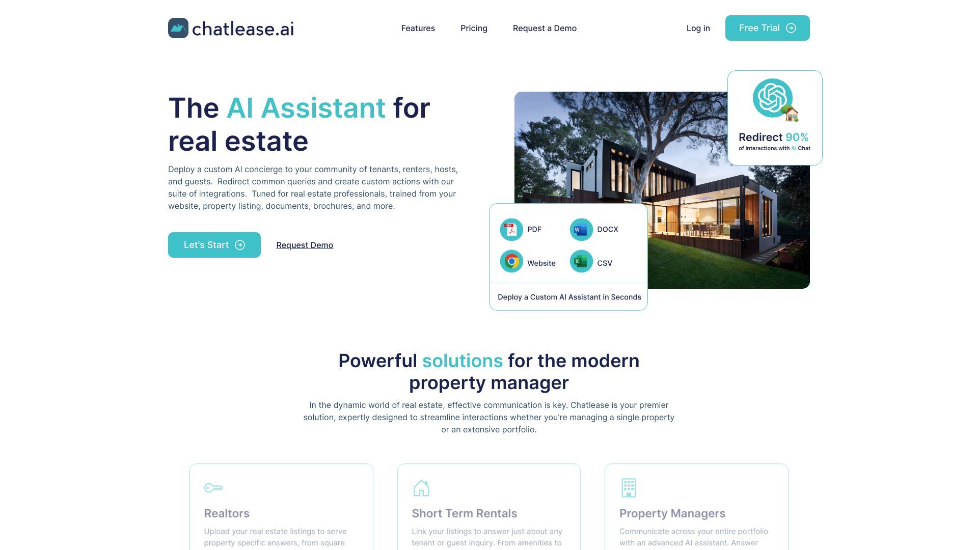 Chatlease | The AI Assistant for Real Estate Professionals image