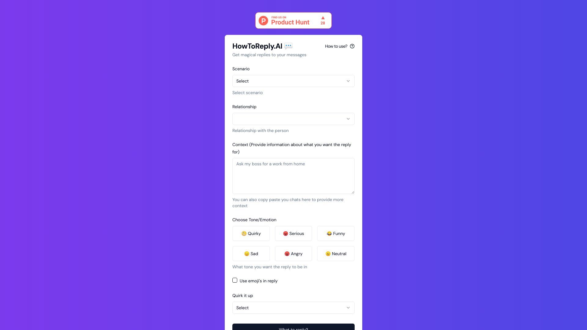 HowToReply.AI image