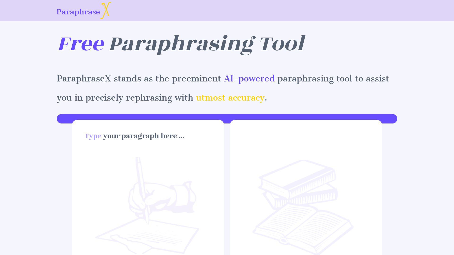 ParaphraseX - AI Paraphrasing Tool image
