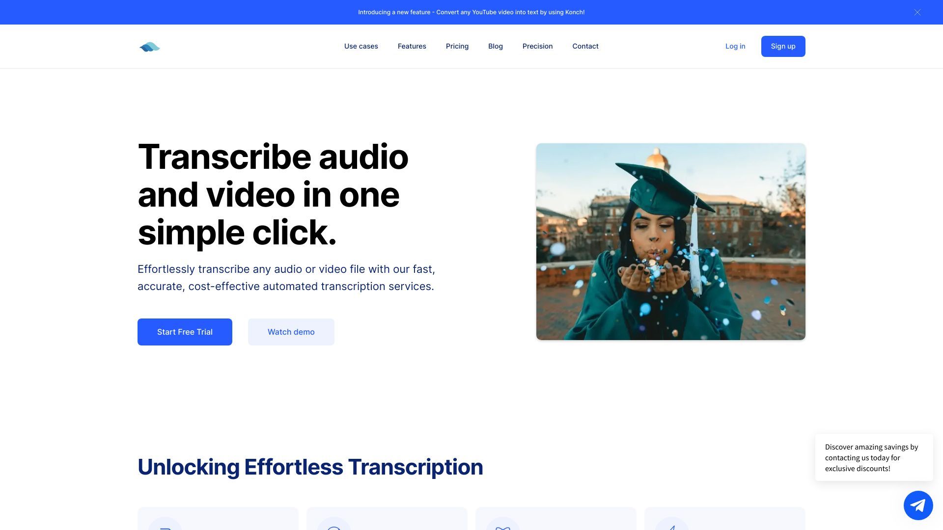 Konch | Automated Transcription Platform image