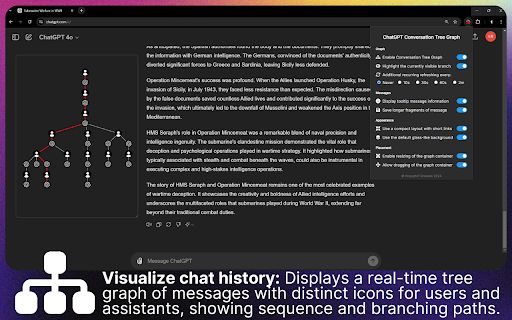 ChatGPT Conversation Tree Extension image