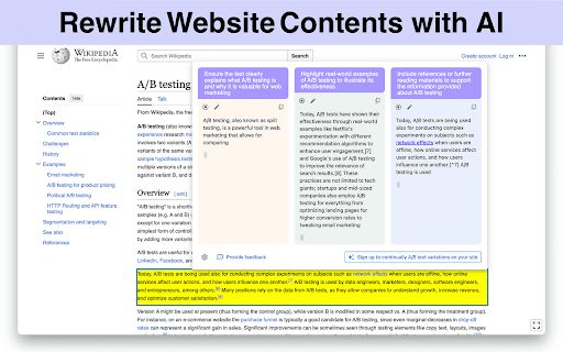 Website Optimizer AI image