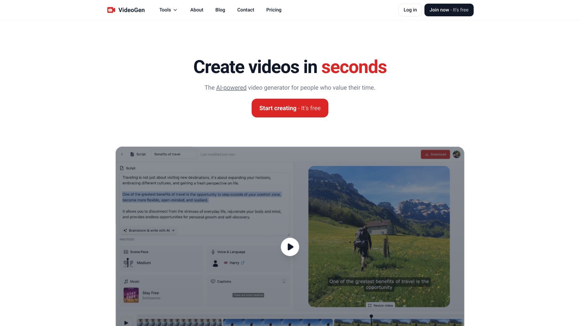 VideoGen - AI Video Generator image