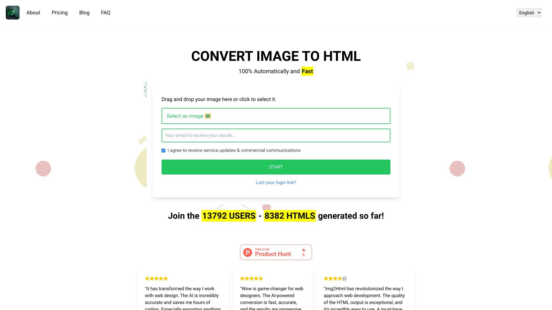 Img2html image