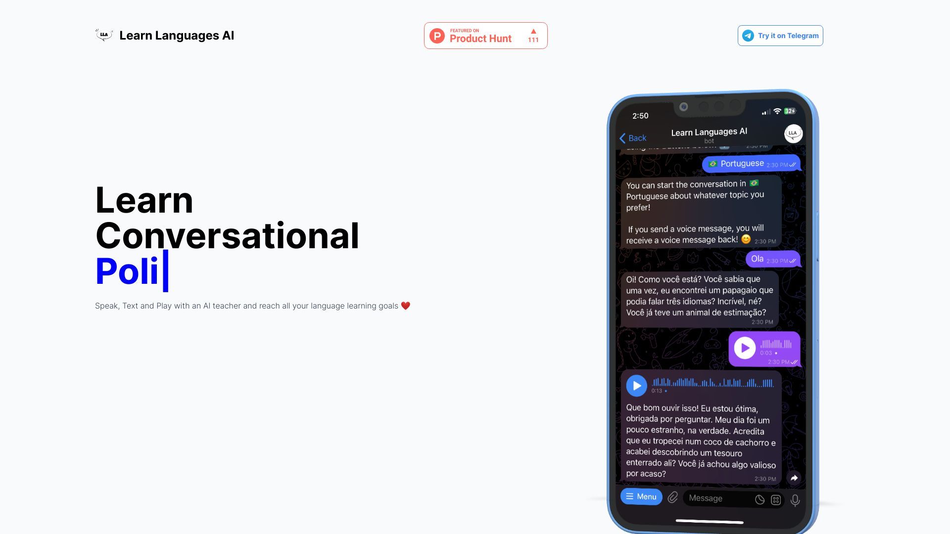 Learn Languages AI image