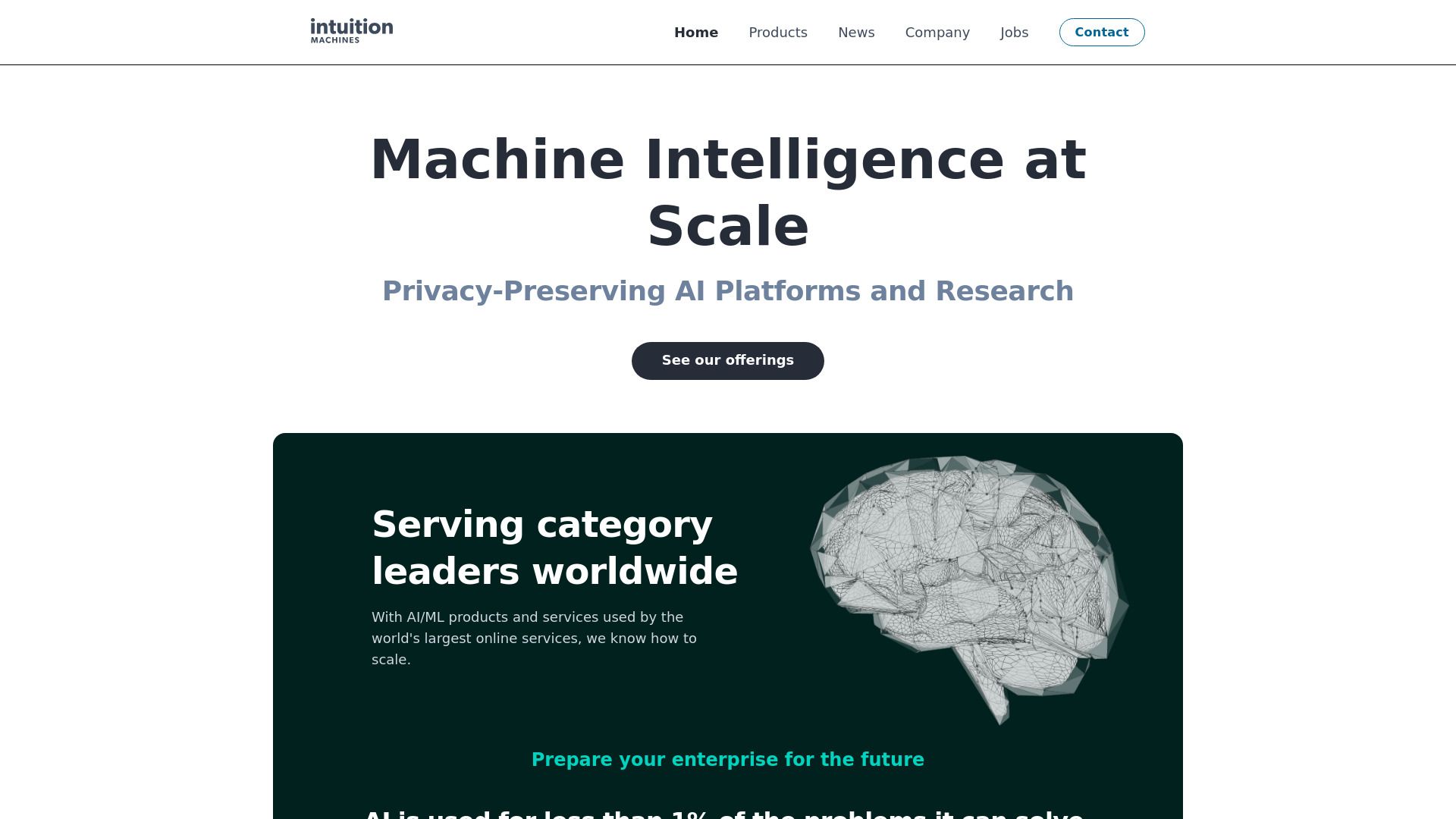 Intuition Machines, Privacy-Preserving AI/ML Leader image