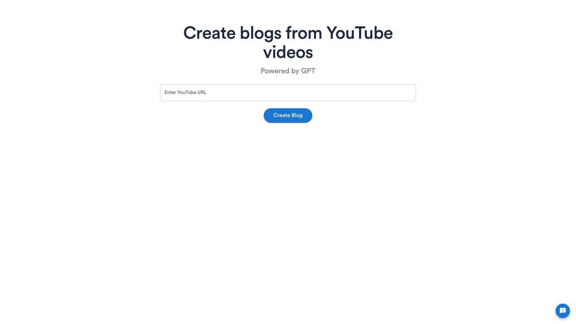 BlogFromVideo image