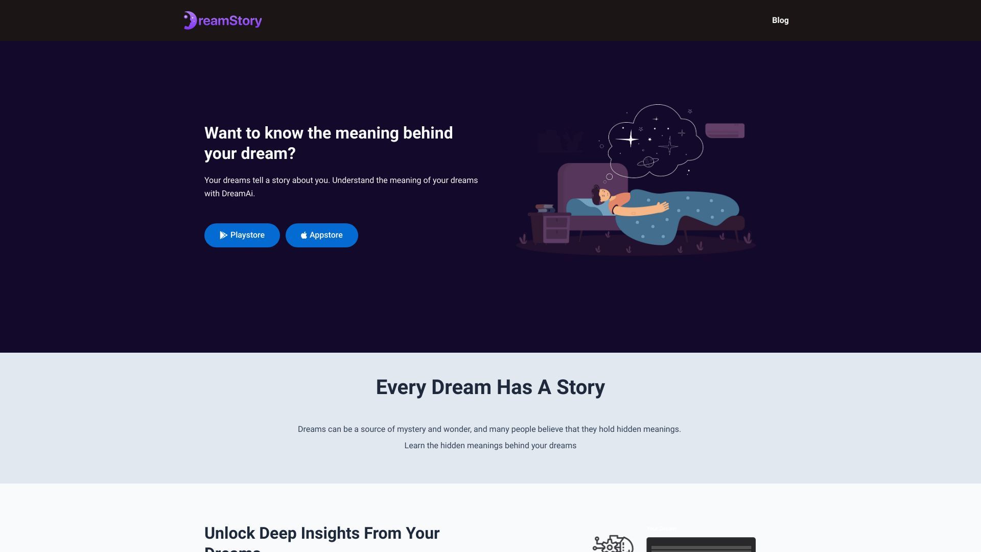 DreamStory - Dream Meaning and Analysis App powered by AI image