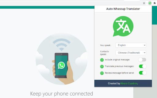 WhatsApp Translate image