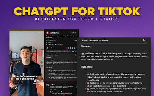 TikTok Video Transcript and Summary image