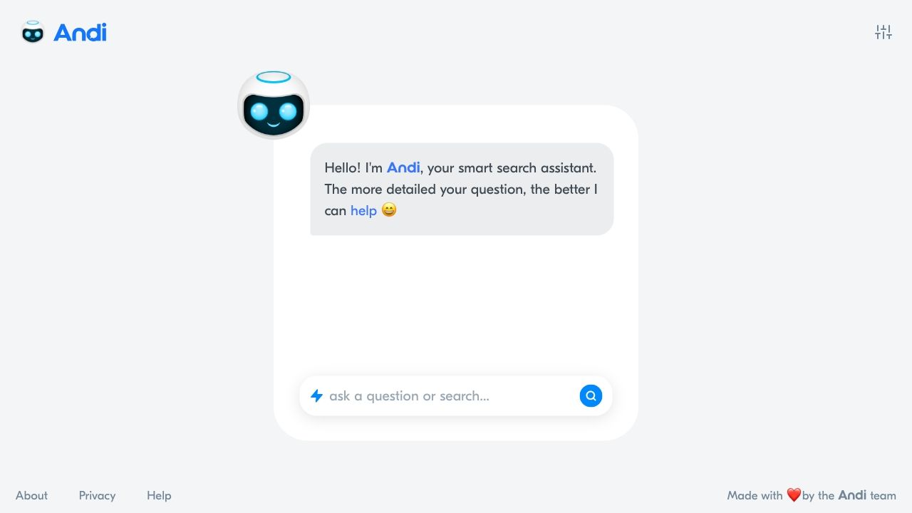 Andi - Search for the next generation image