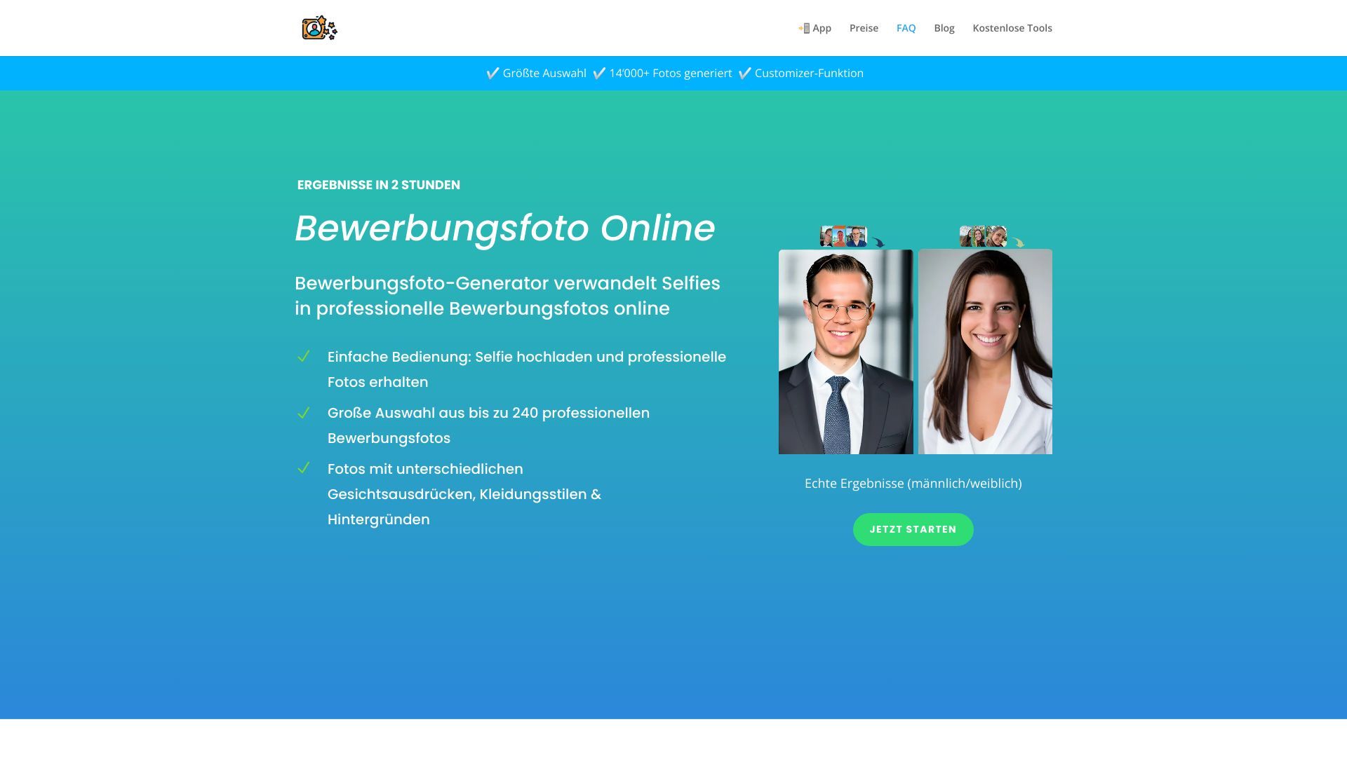 Bewerbungsfoto Online image