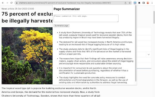 GPT Article Summarizer image