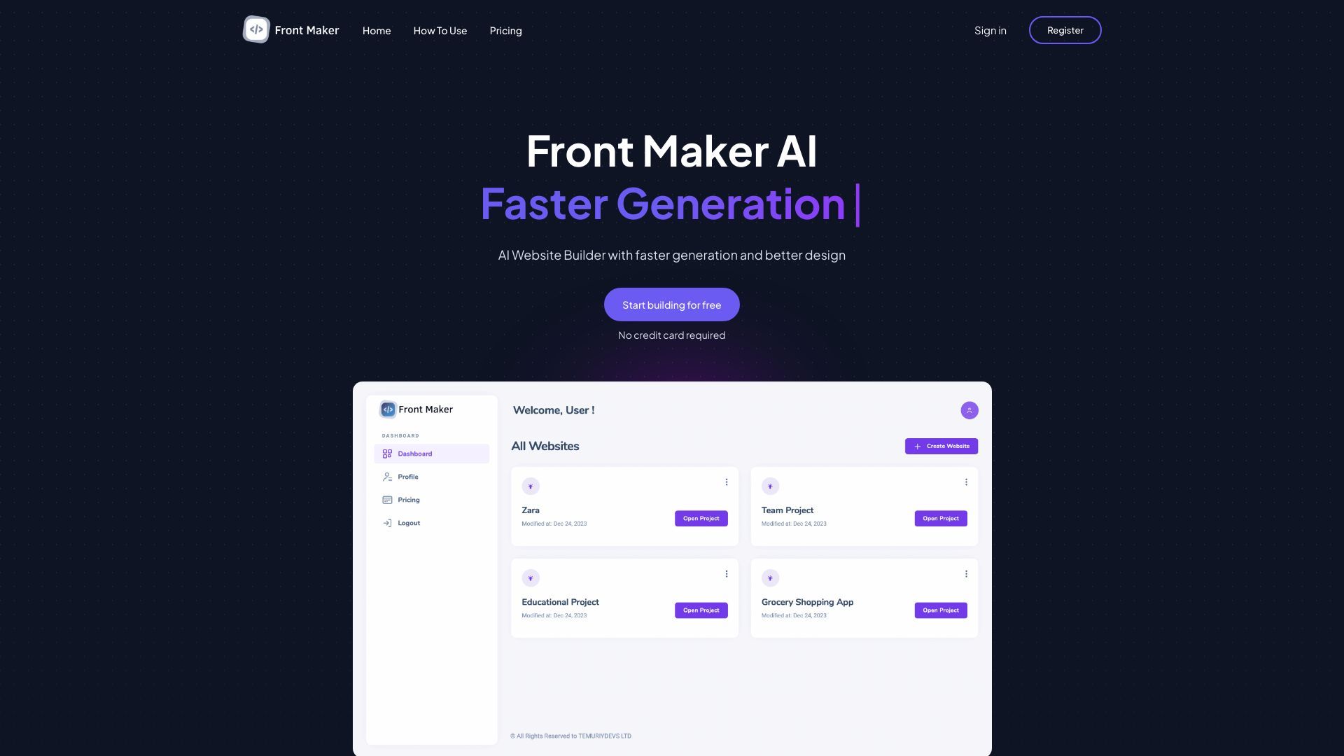 Front Maker image