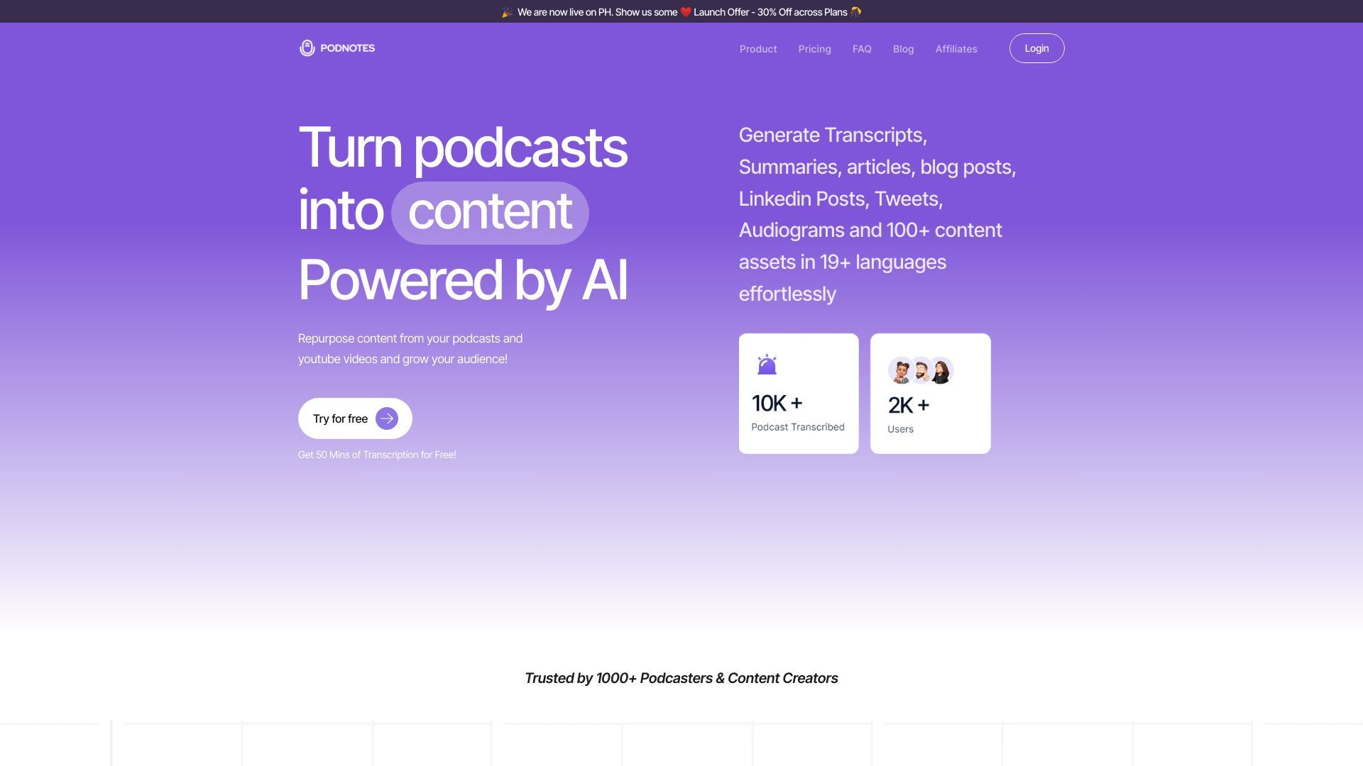 Podnotes image