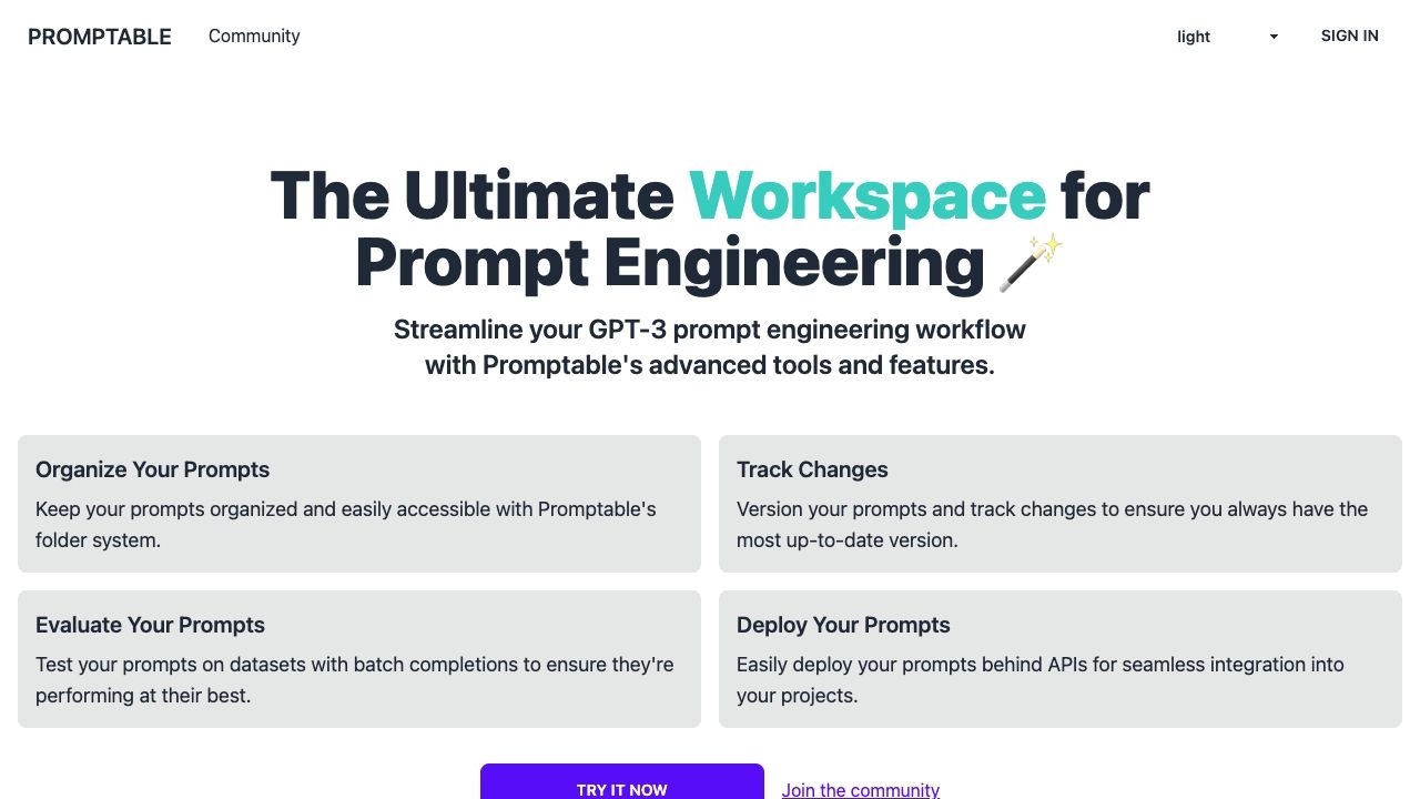 Promptable image