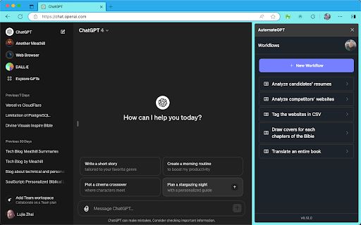 Automate GPT image