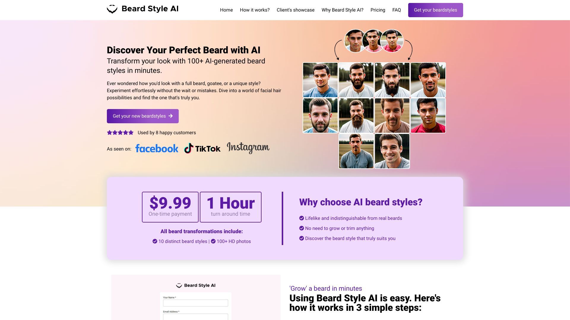 Beard Style AI image