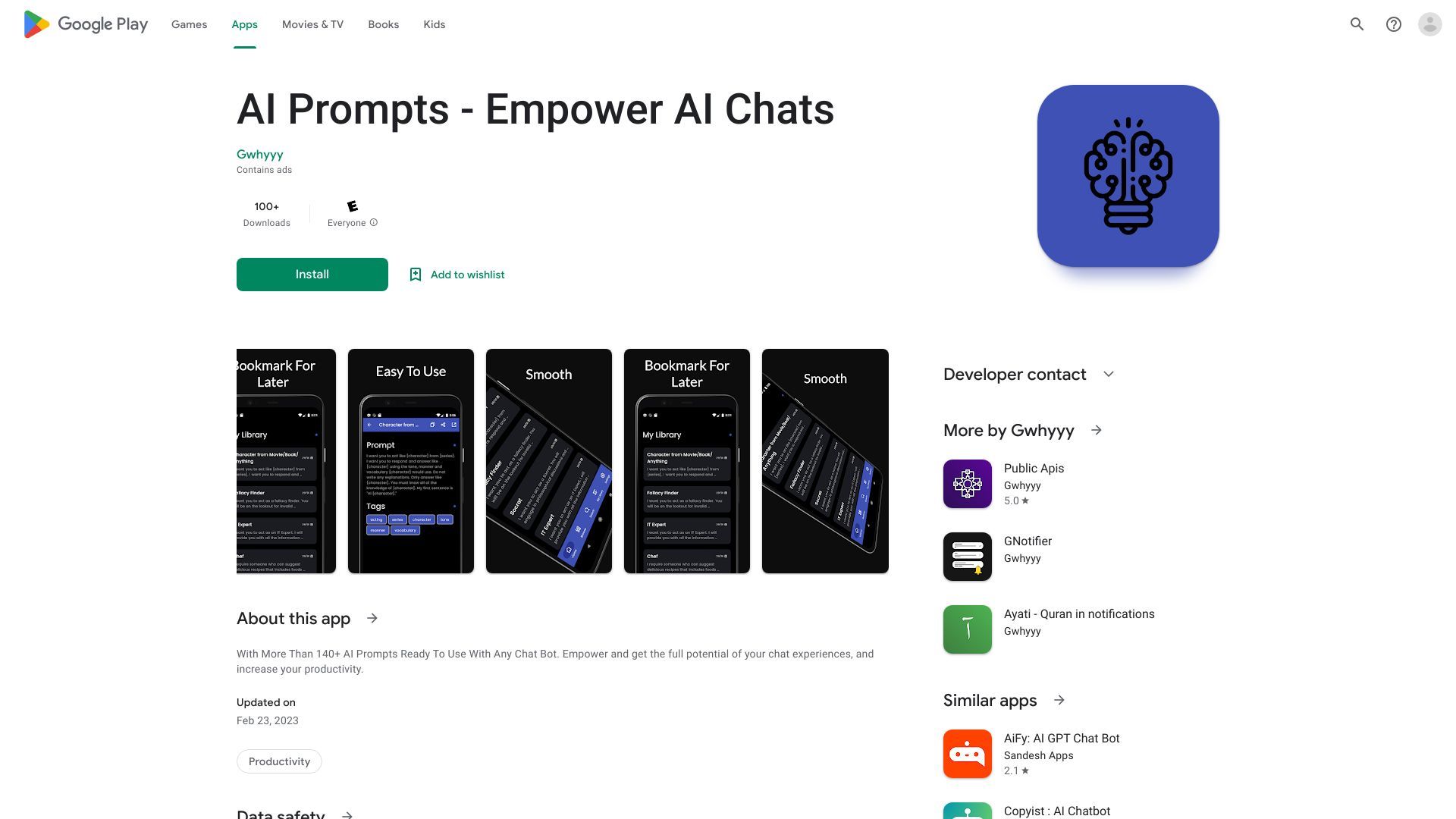 AI Chat bot Prompts image