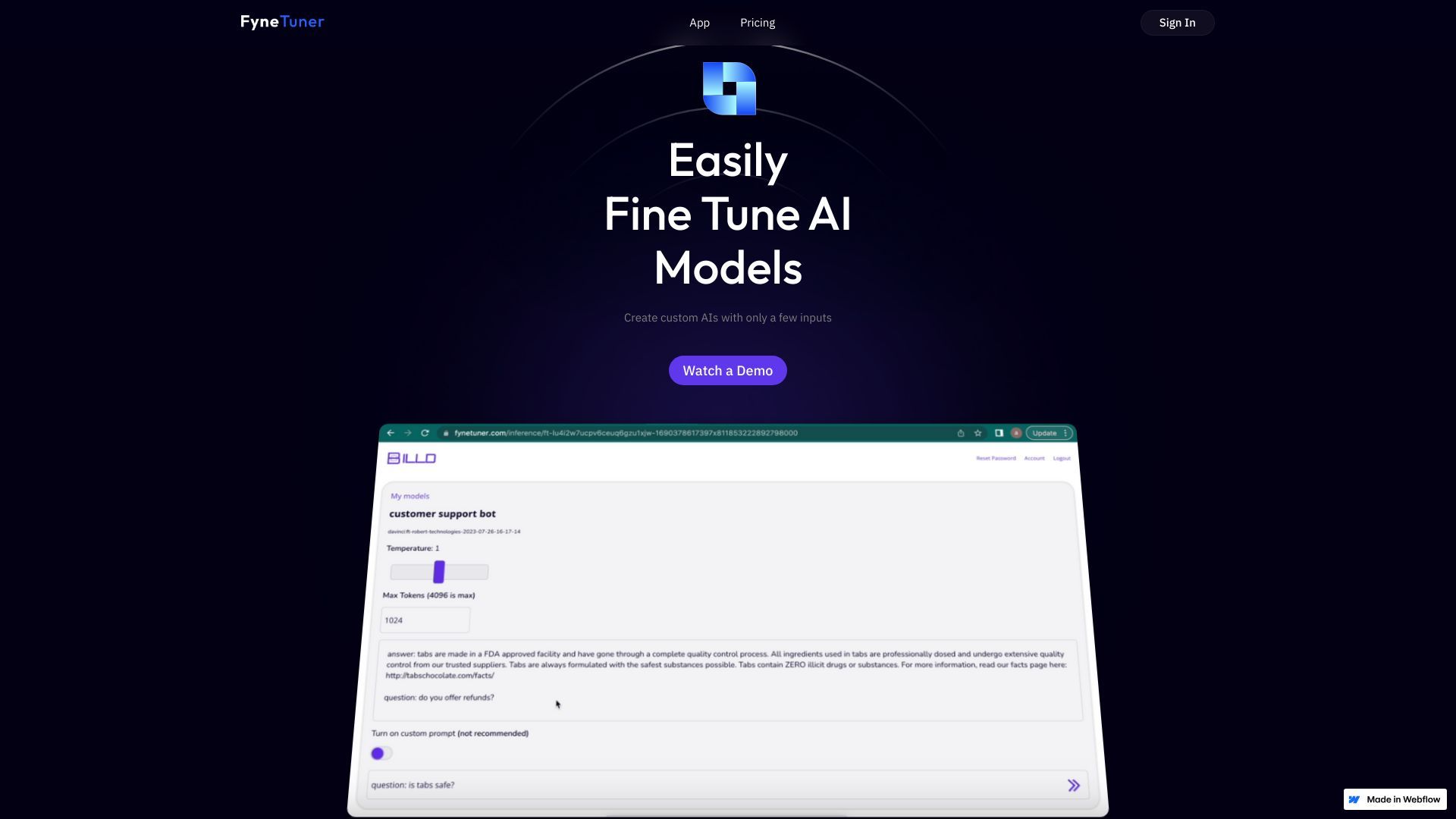 Control - Webflow HTML website template image