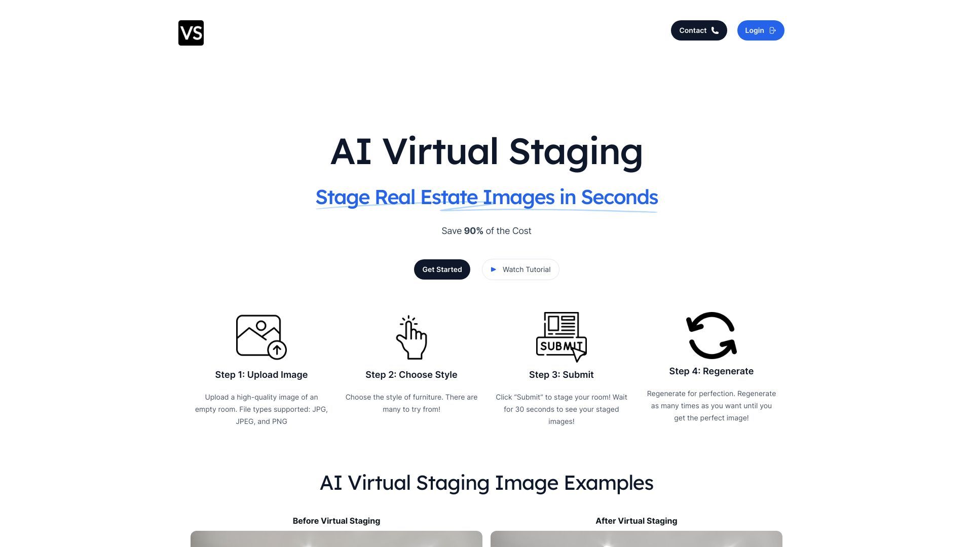 AI Virtual Staging image