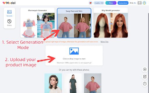 AI Fashion Models Generator image