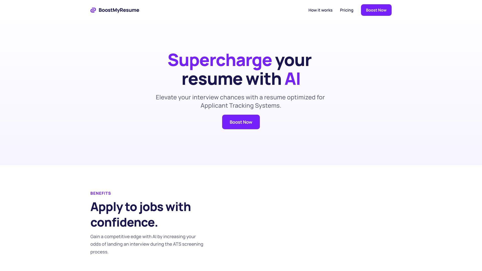 Boost My Resume | Powered by AI image