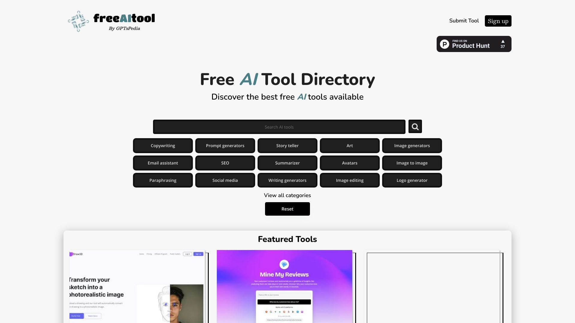 Free AI Tools Directory image