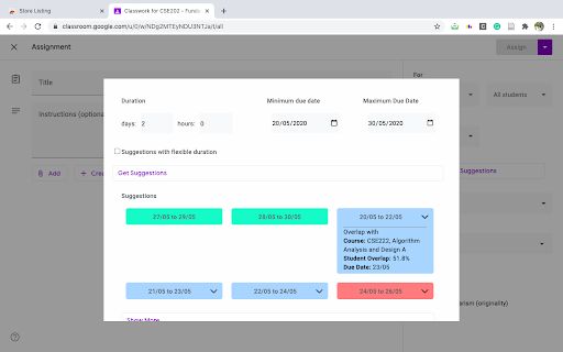 Classroom Assignment Scheduler image