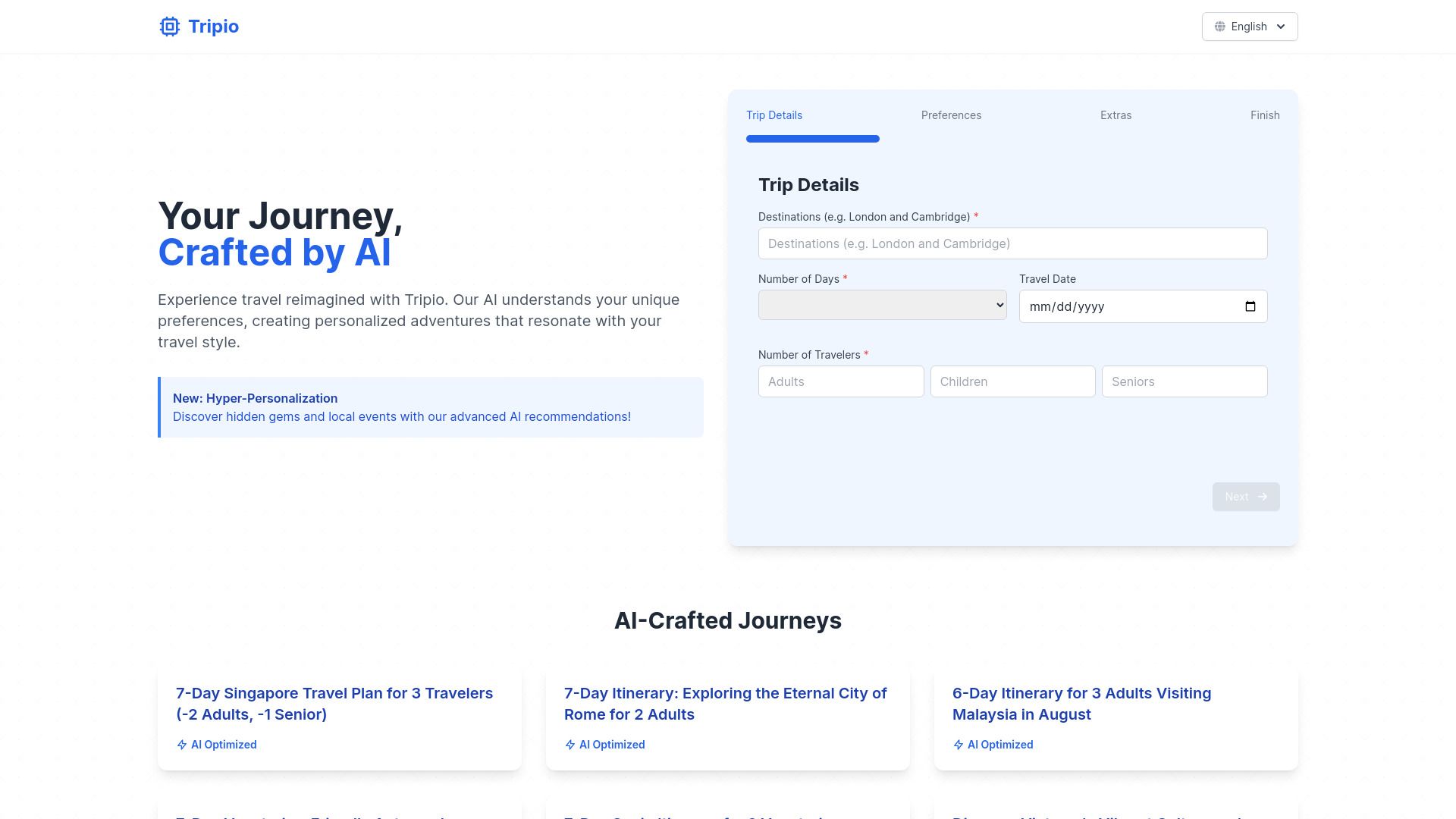 Tripio - AI Travel Planner image