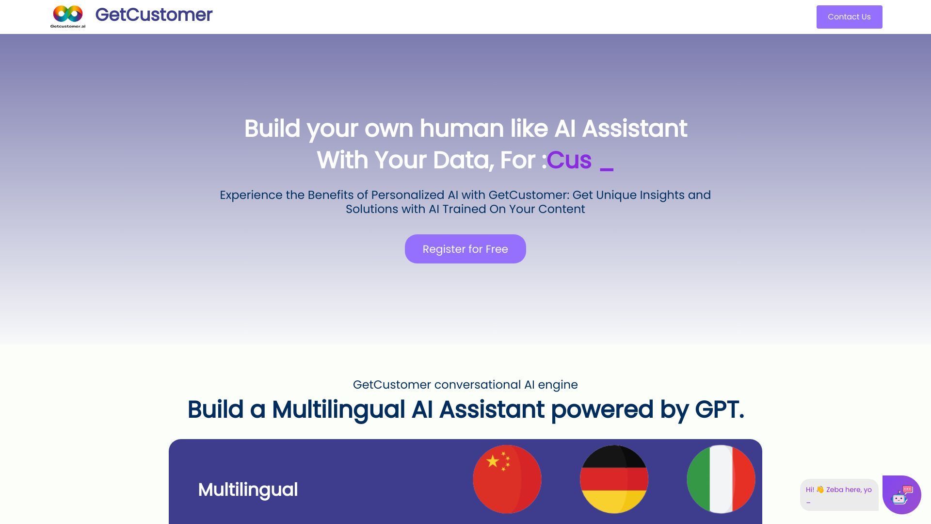 GetCustomer.ai image