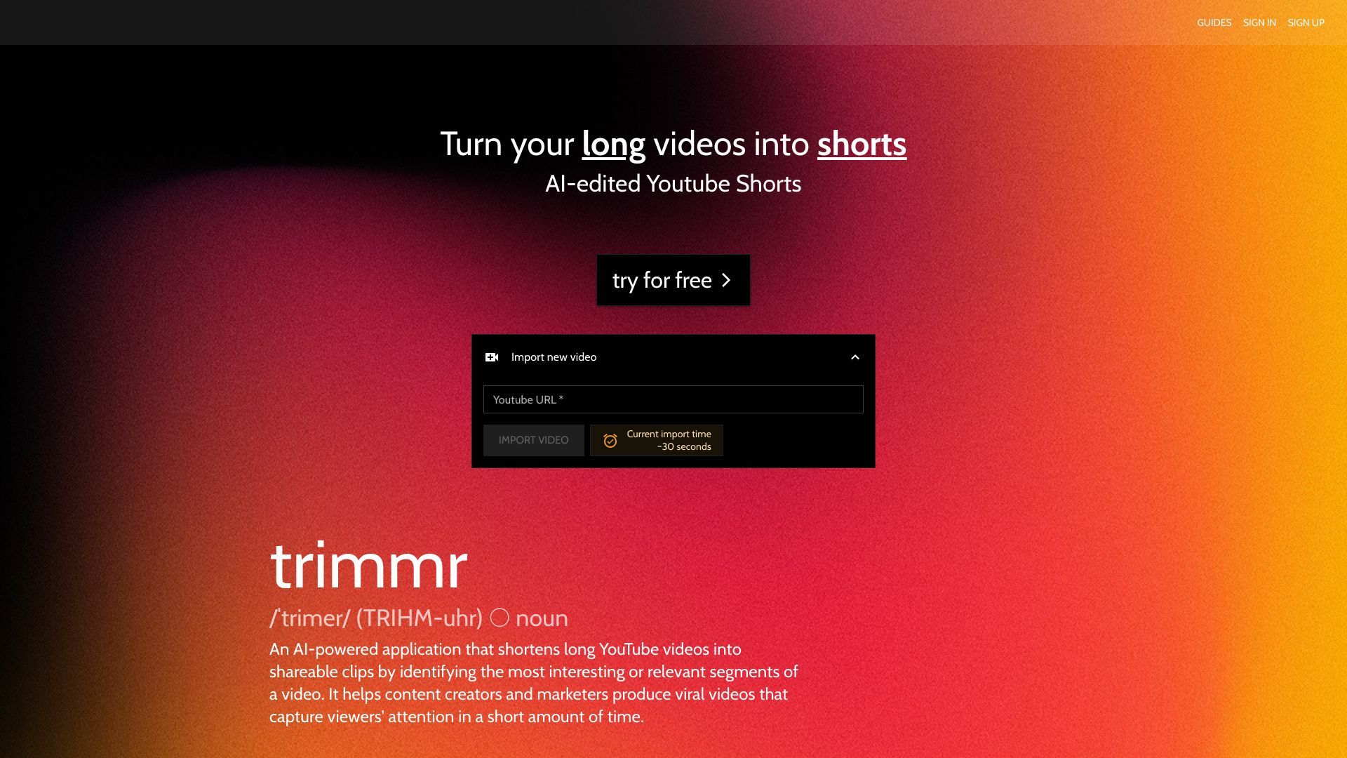 Trimmr image