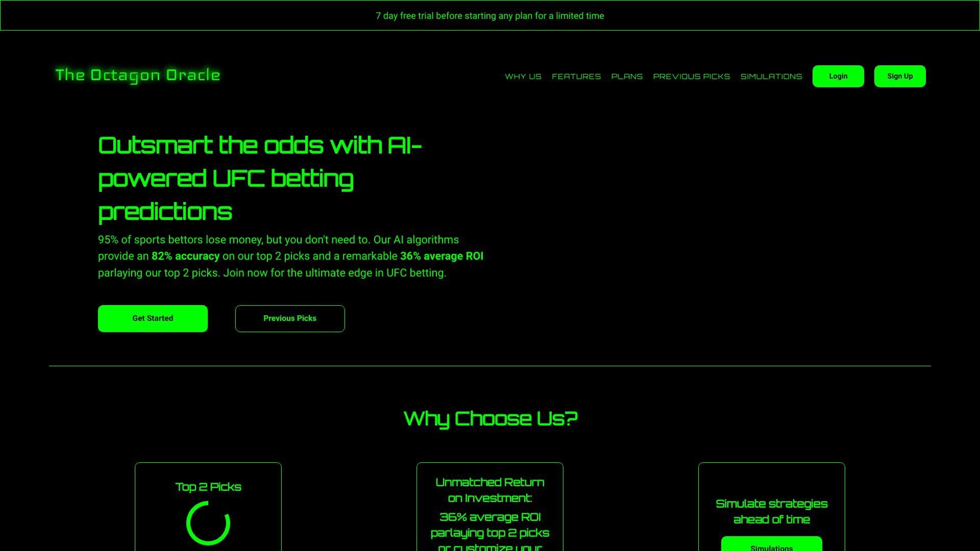 The Octagon Oracle: Next Generation UFC Fight Picks Powered By AI image