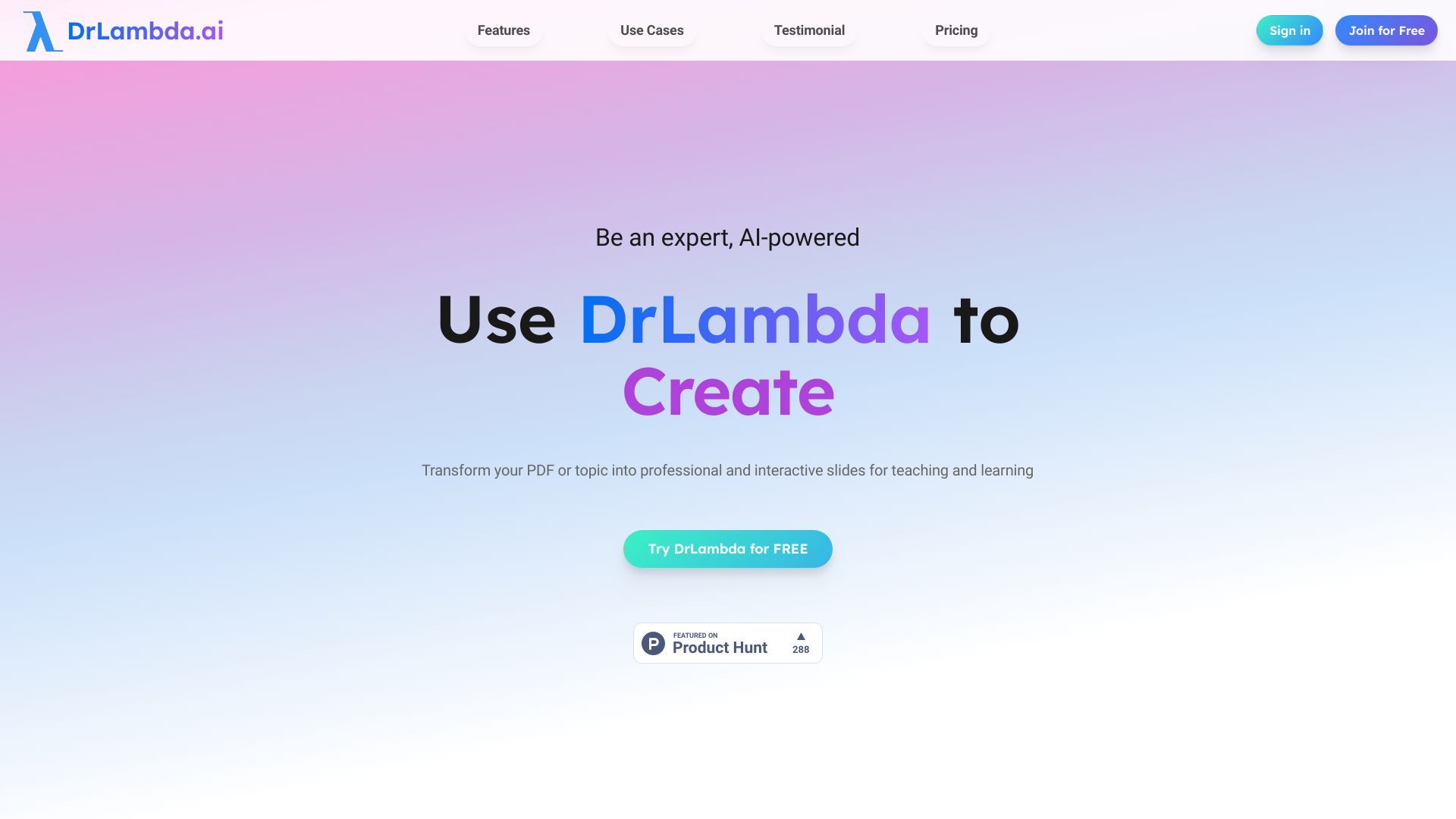 Dr. Lambda image