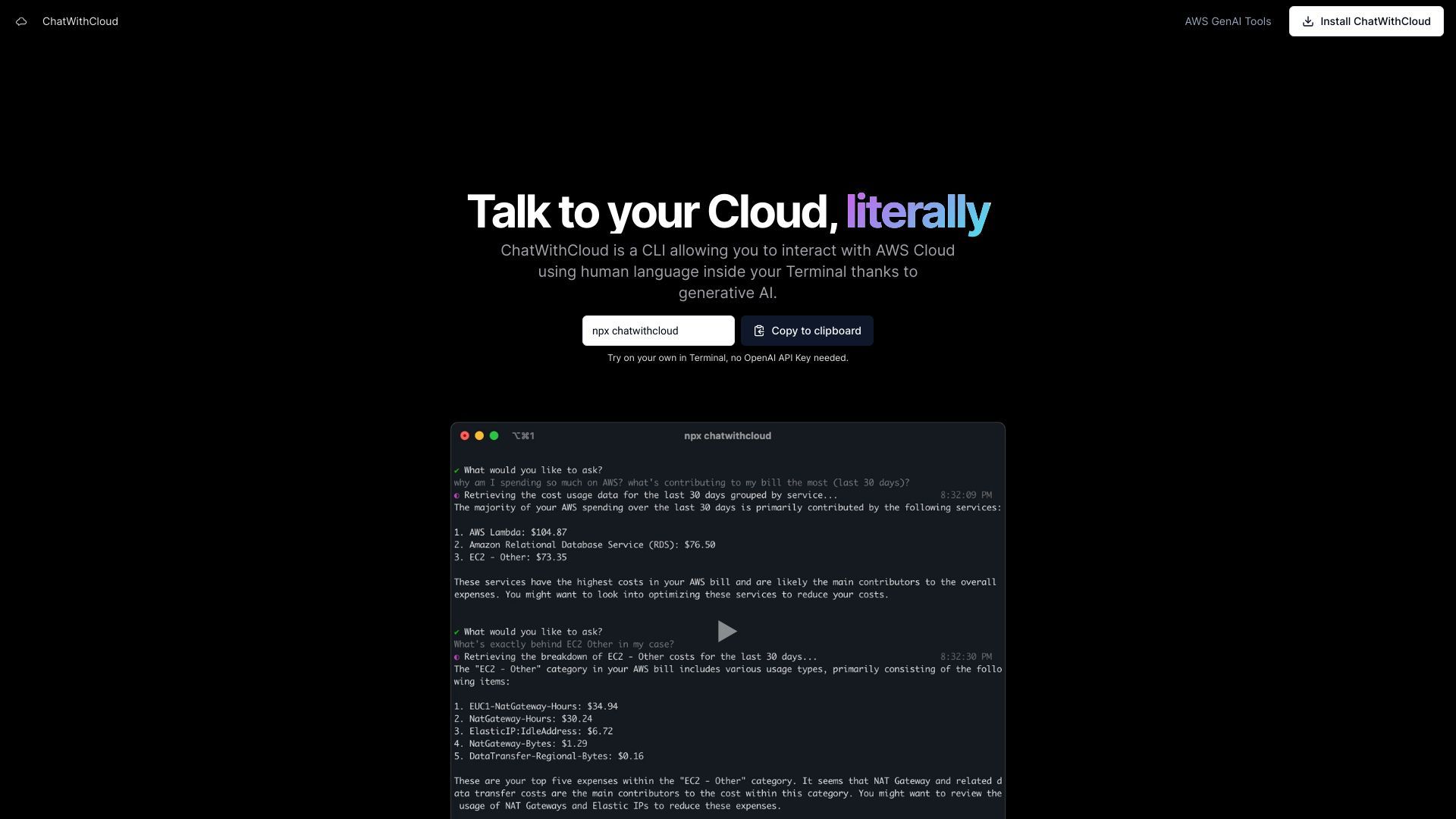 ChatWithCloud image