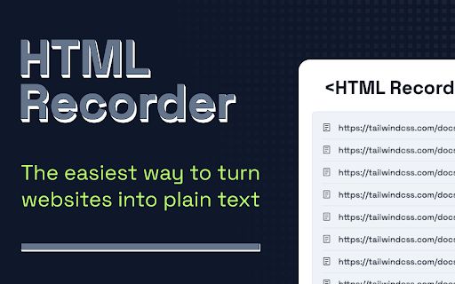 HTML Recorder image
