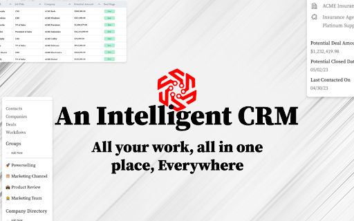 Bearish OS CRM Chrome Extension image