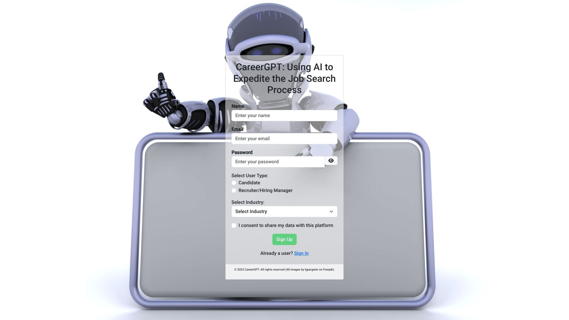 CareerGPT image